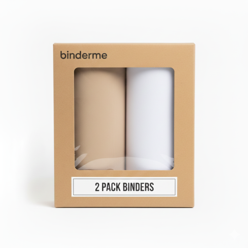 ZESTAW BINDER SPŁASZCZAK BEŻOWY I BIAŁY.png